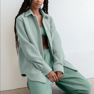 TNA POLAR FLEECE BUTTON UP